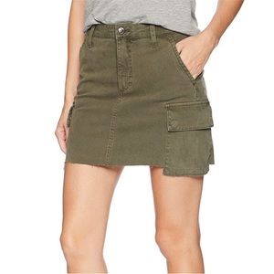Joe’s jeans cargo skirt army green 24